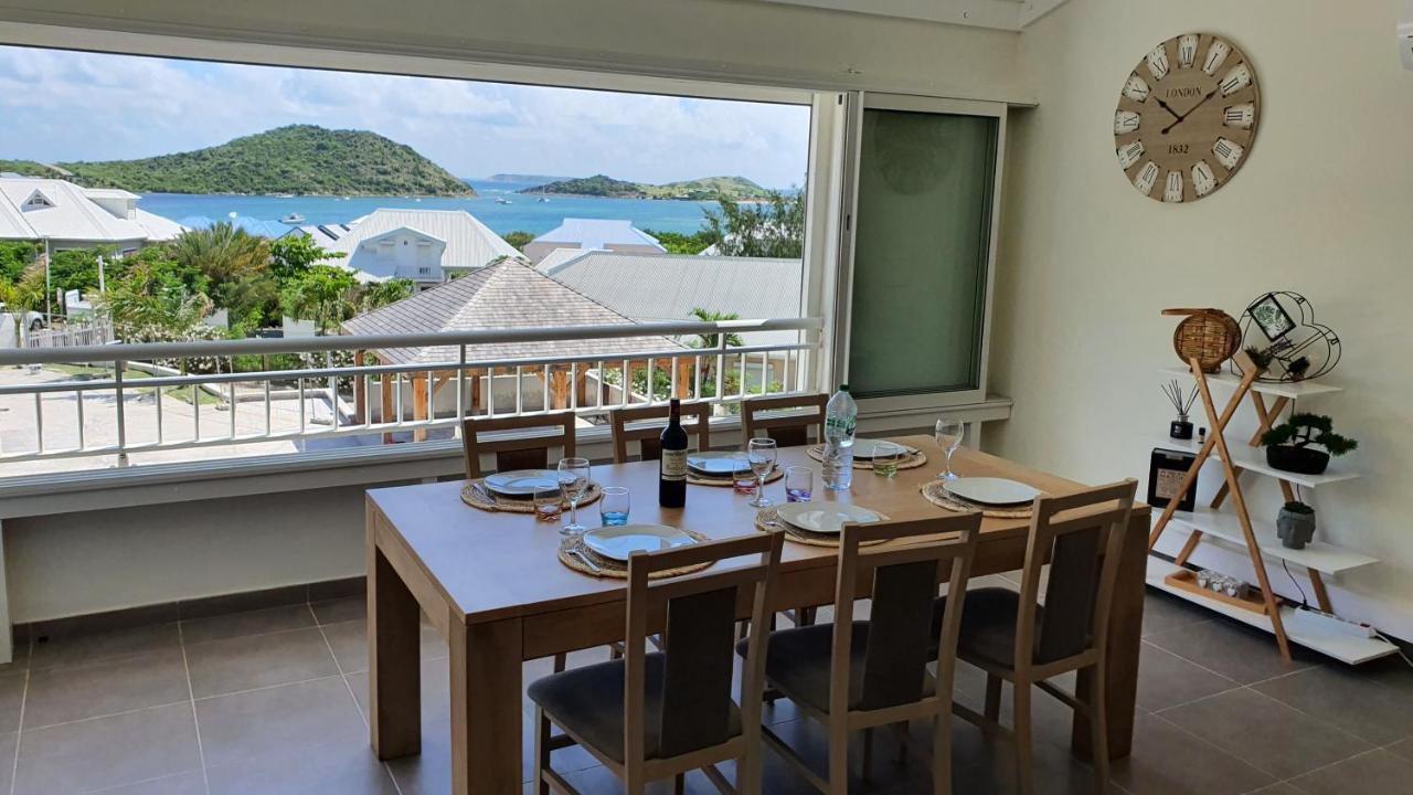 Pinel Superbe Appartement En Residence Vue Mer Cul de Sac Esterno foto