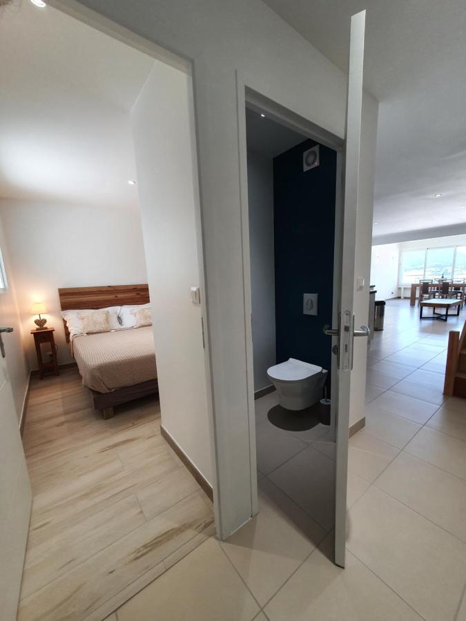 Pinel Superbe Appartement En Residence Vue Mer Cul de Sac Esterno foto