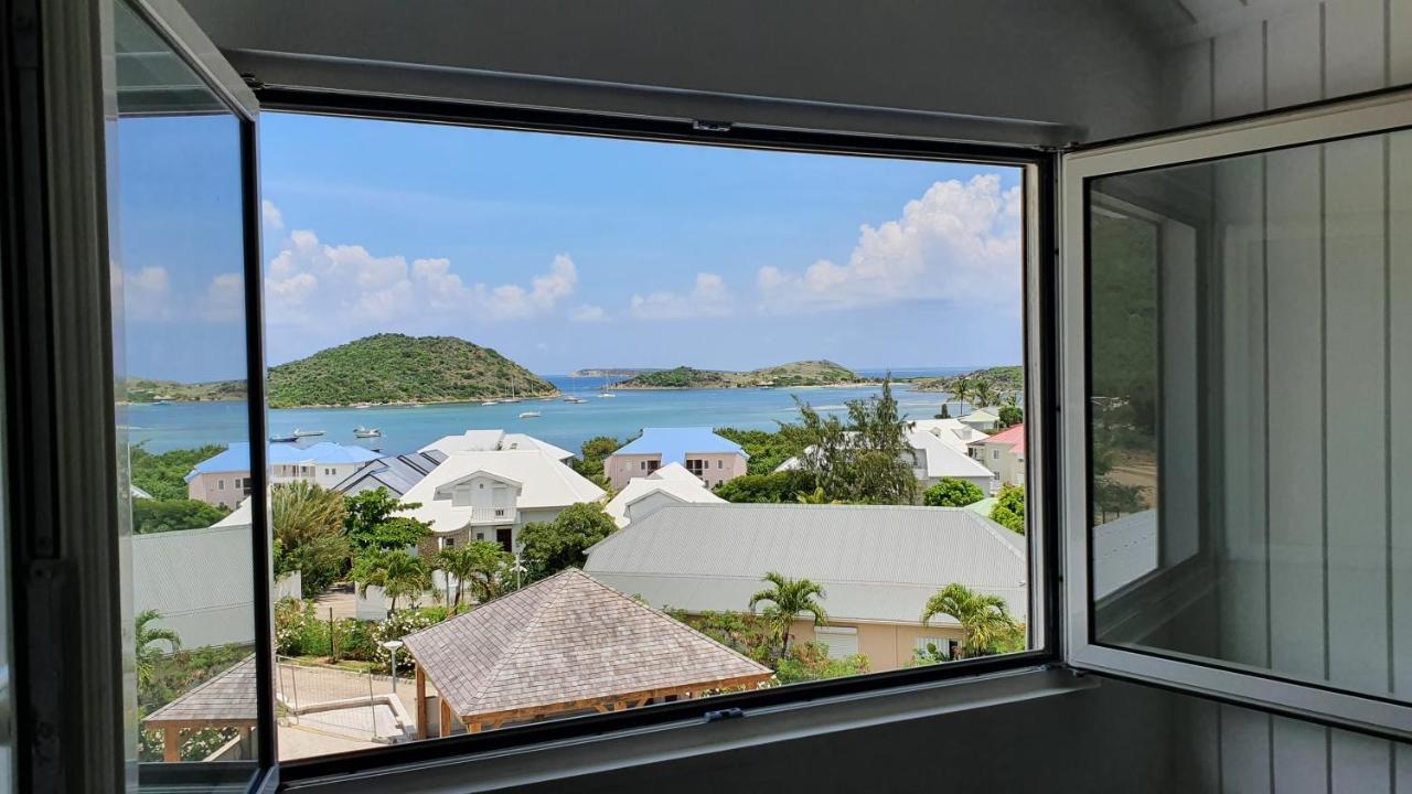 Pinel Superbe Appartement En Residence Vue Mer Cul de Sac Esterno foto